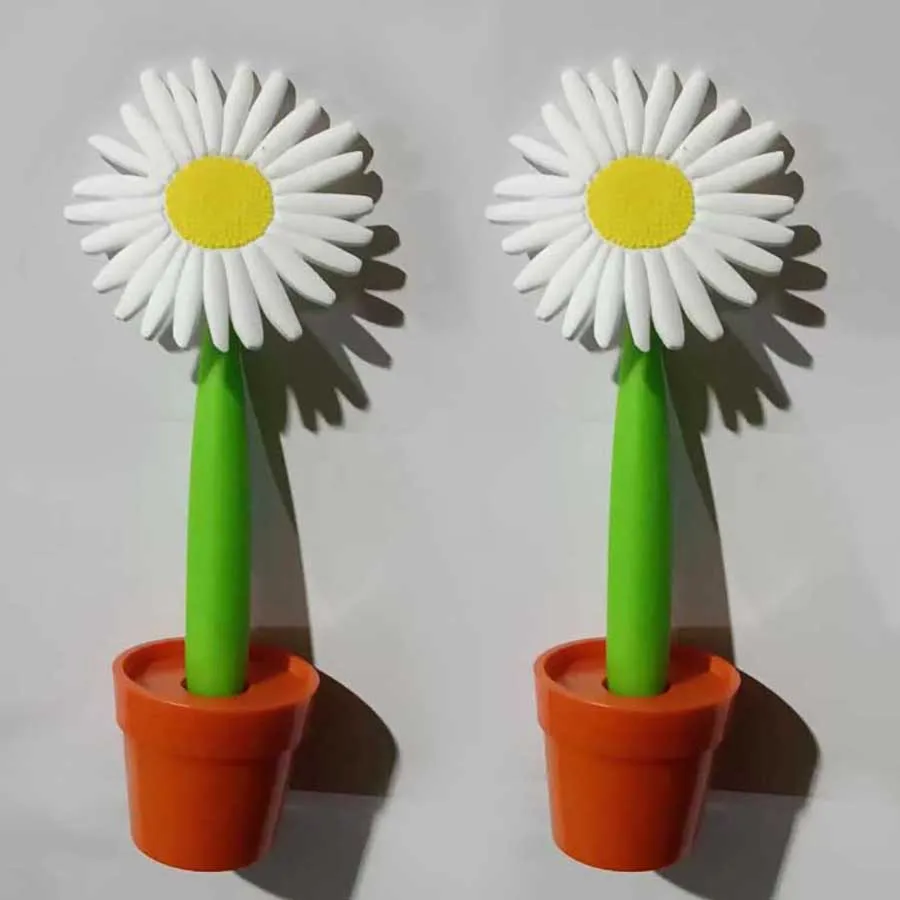 Wholesale Daisy Flower Pot Rollerball Pen Creative Plant Ballpoint Cute Pens