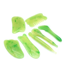 Face Lifting Slimming Anion light Wrinkle Remove scraping Bubuxy Jade other massage products Facial Massage Set