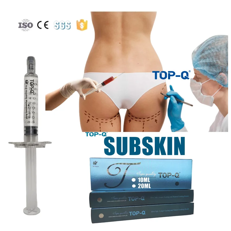 Buttock augmentation injectable 10ml hyaluronic acid dermal filler for increase buttock size
