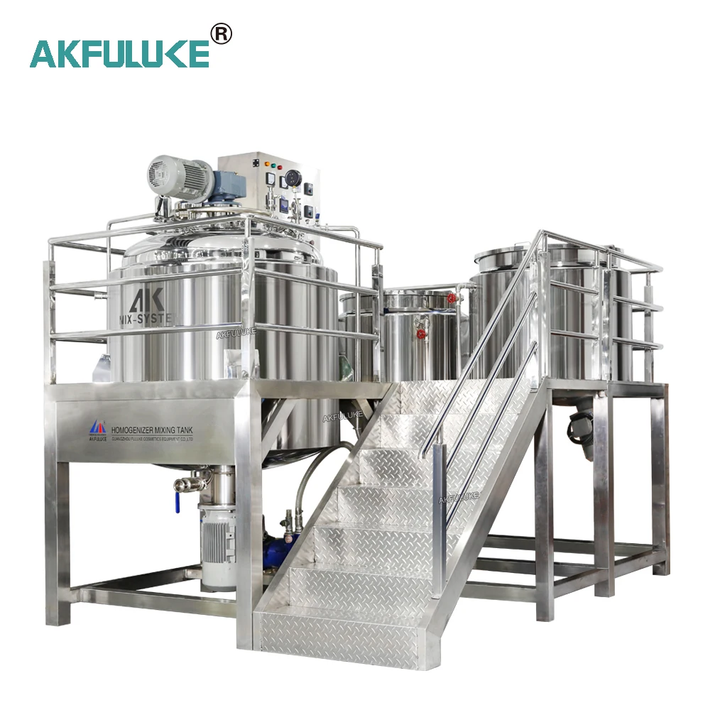 100L Mayonnaise Making Machine Cream Lotion Mixing Machine Making Processing Machine Emulsifier Mixer
