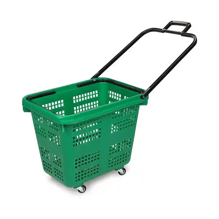 Hot Selling Plastic Baskets Supermarket Basket Plastic Hand Shopping Basket