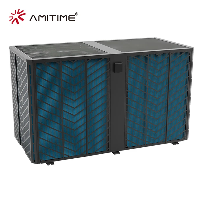 Amitime Direct Supply Auto Defrost Low Noise Commercial Air Source Inverter Heat Pump Pool Electric R32
