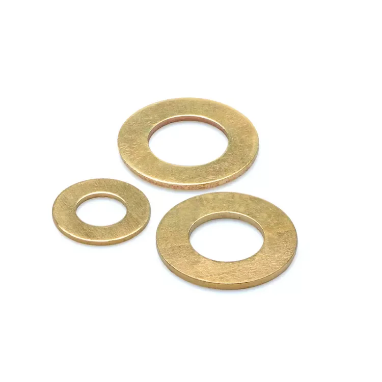 Custom All Kinds Of High Quality Brass Washer Brass Round Countersunk Head Screw Cup Washers Flat Washers