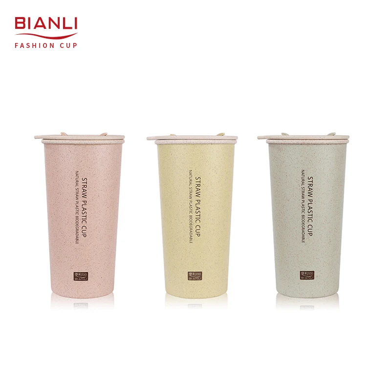 2021 Best Selling 14oz Carbonized Rice Husk Coffee Cup Environmental degradable