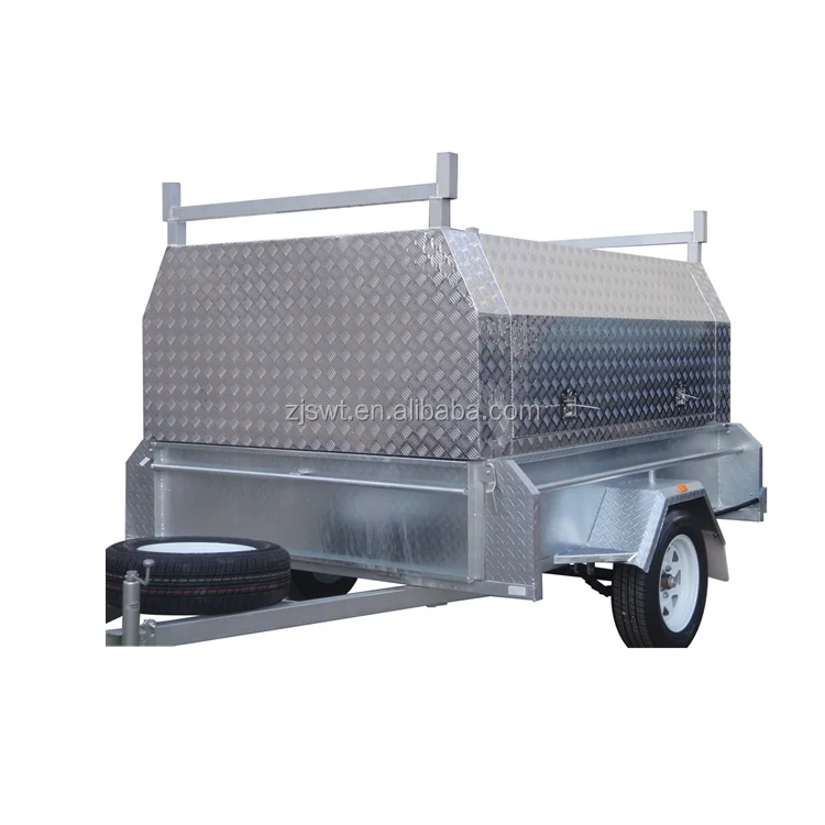 Tandem axle tradesman top utility trailer