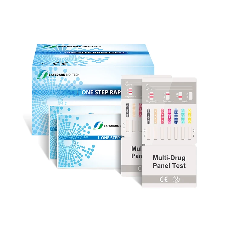 Safecare Urine OXY COC TCA MOP THC BAR BUP 7 in 1 Multi Drugs Rapid Test Strip