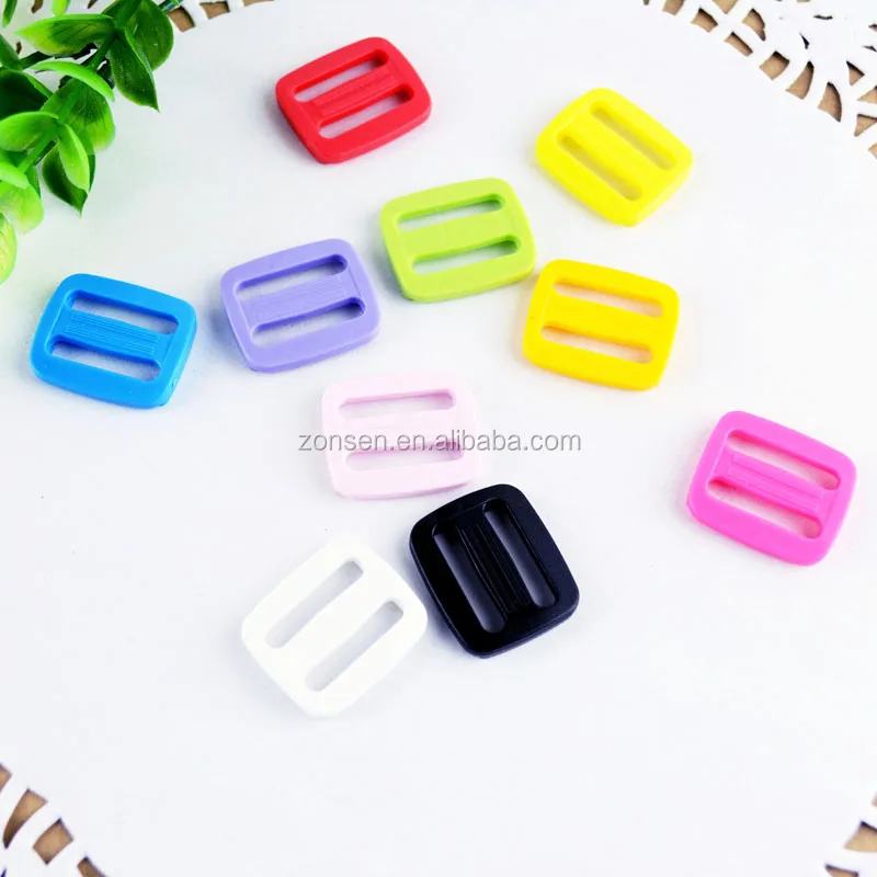 High Quality 20MM KAM Plastic Slide Buckle Adjustable Tri-glide Strap Buckle 20 Colors In Stock