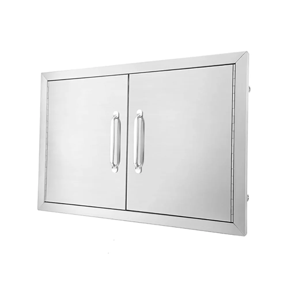 Промышленная Встроенная дверь Крытая уличная кухня островная шкафа барбекю для дома и ресторана