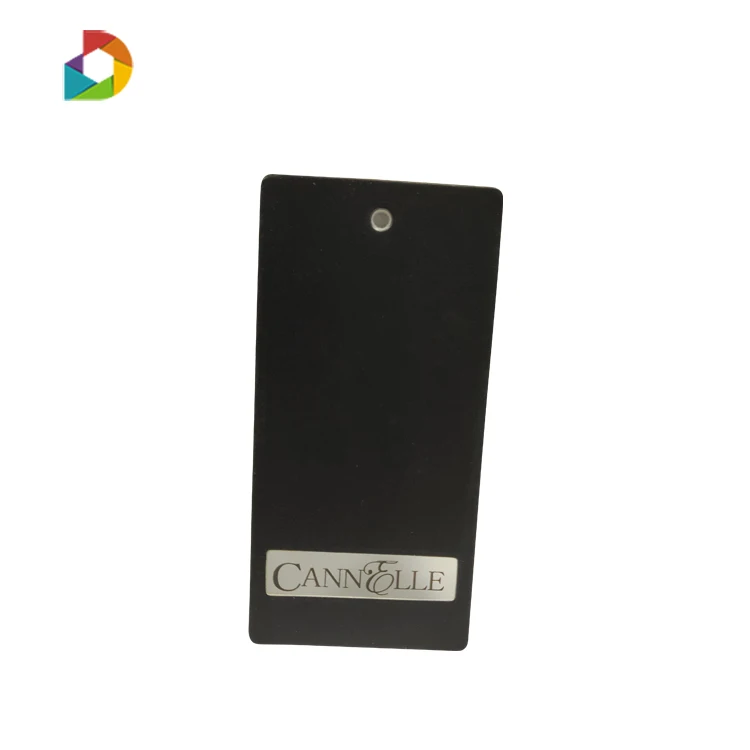 New Designer Custom Embossed Clothes String Plastic Garment Seal Cord Punch Label Clothes Hang Tag China Bags Shoes Cotton PVC