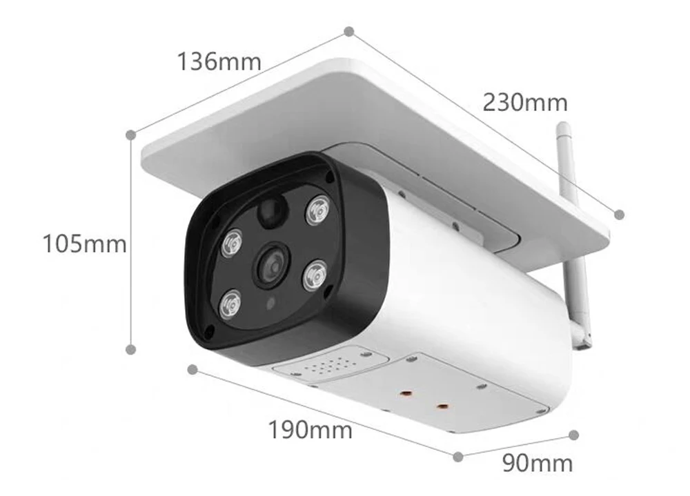 4g sim wifi cctv для наружного наблюдения Беспроводная Солнечная камера безопасности