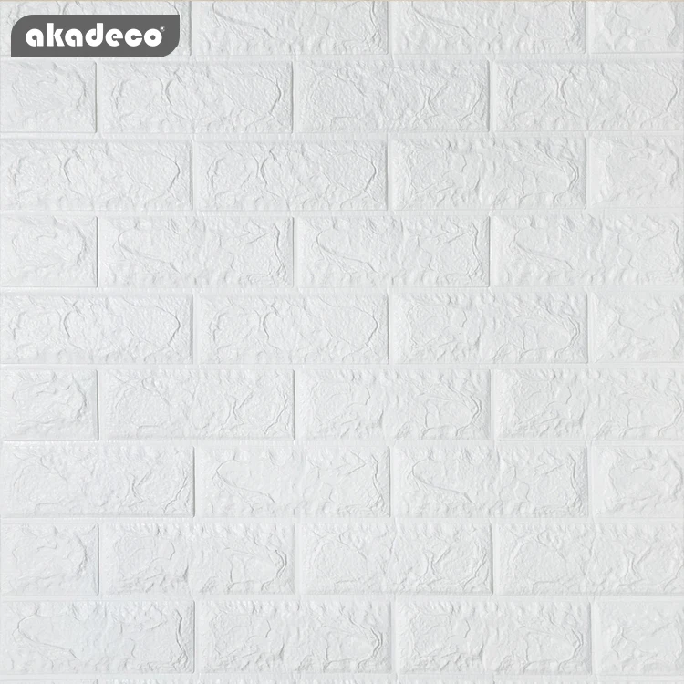 Akadeco Manufacturer Tv Bedroom Kitchen Background Roof Decoration Stick Tile Waterproof 3d Wallpaper