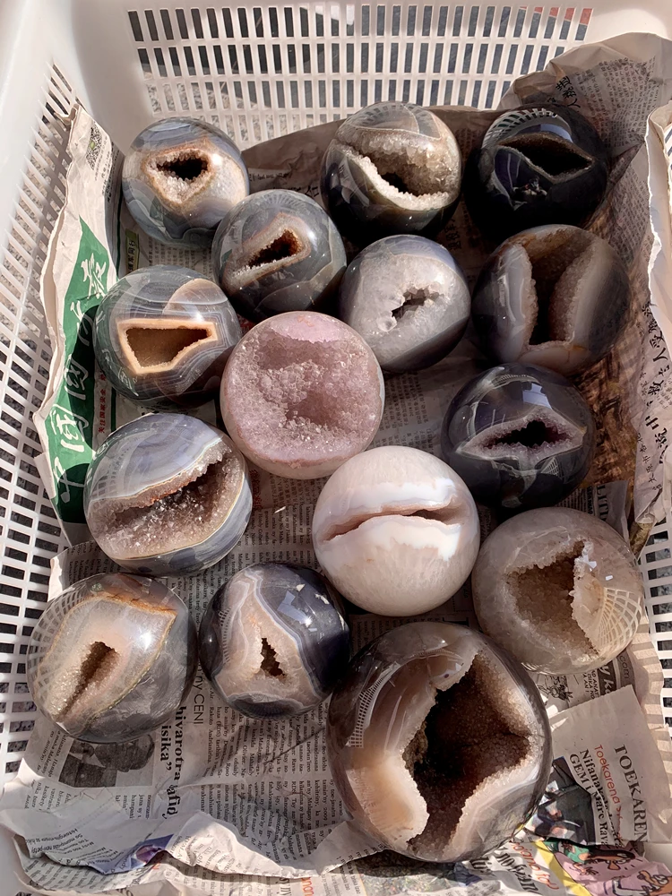 
7 days shipping large natural Druzy crystal sphere agate amethyst geode sphere for Home Decoration 