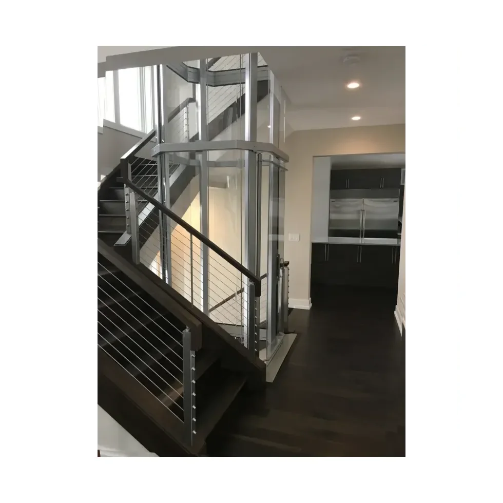 2-5 Floors small shaftless residential elevators hydraulic ascensor house lift passenger home lift