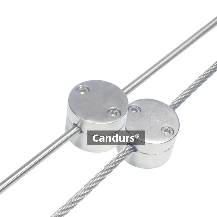 
Adjustable 316 Stainless Steel Wire Rope Cable Suspension Clamp 