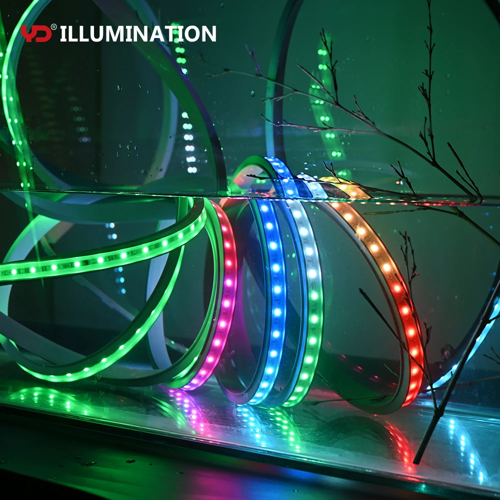 Водонепроницаемый открытый бассейн rgbw светодиодные гибкие полосы света ip68