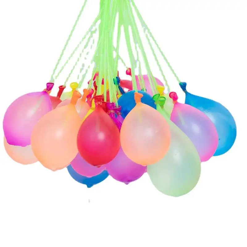 High quality 3 inch 3 Bunch 111 pieces rapid-filling bunch water balloons for Children Summer Toy games