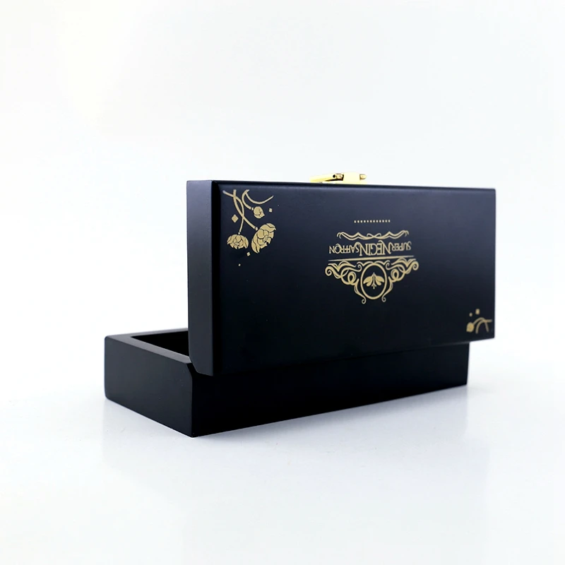 Luxury Custom Logo Printing MDF Timber Recyclable Wooden Gift Box Cosmetic Jewelry Packaging Box