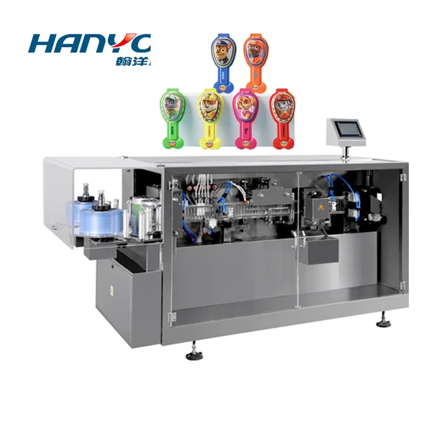 GGS-118 Liquid Plastic Cup Jam Butter Salad Dressing Thermoforming Filling Sealing Machine double side blister packing machine