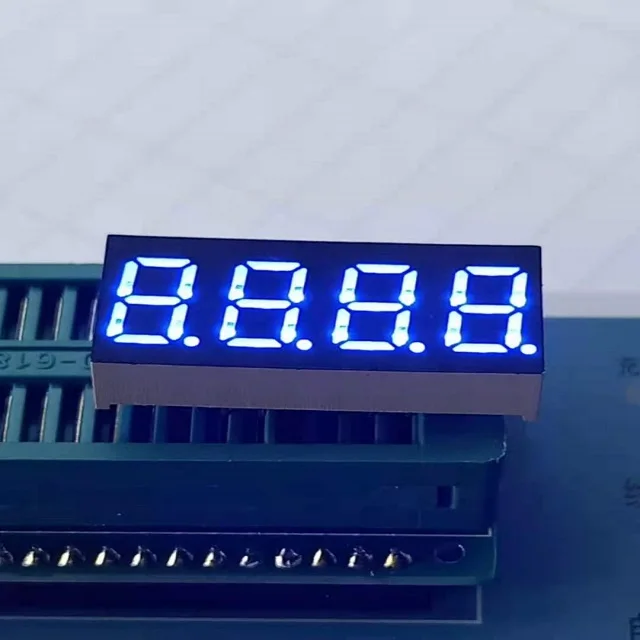 High Quality Common Anode Universal 4 Digit 7 Segment With Color Led Display