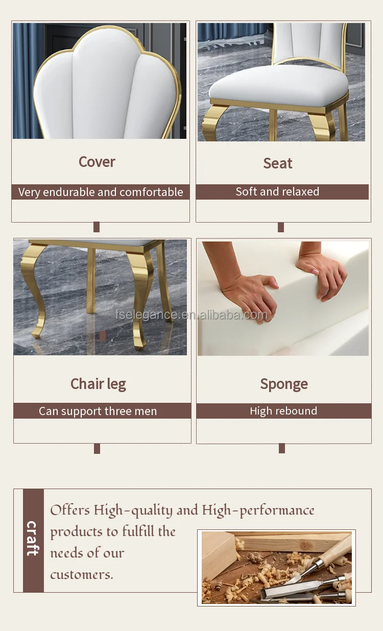 2020 Customized Rectangular Real Natural Marble Top Italian Luxury Design Wood Types 6 Chairs Dining Table Set