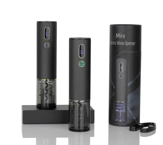 New Invention Gadgets 2022 Innovative Product Portable One-button Cordless Wine Electric Opener with Personalized Logo