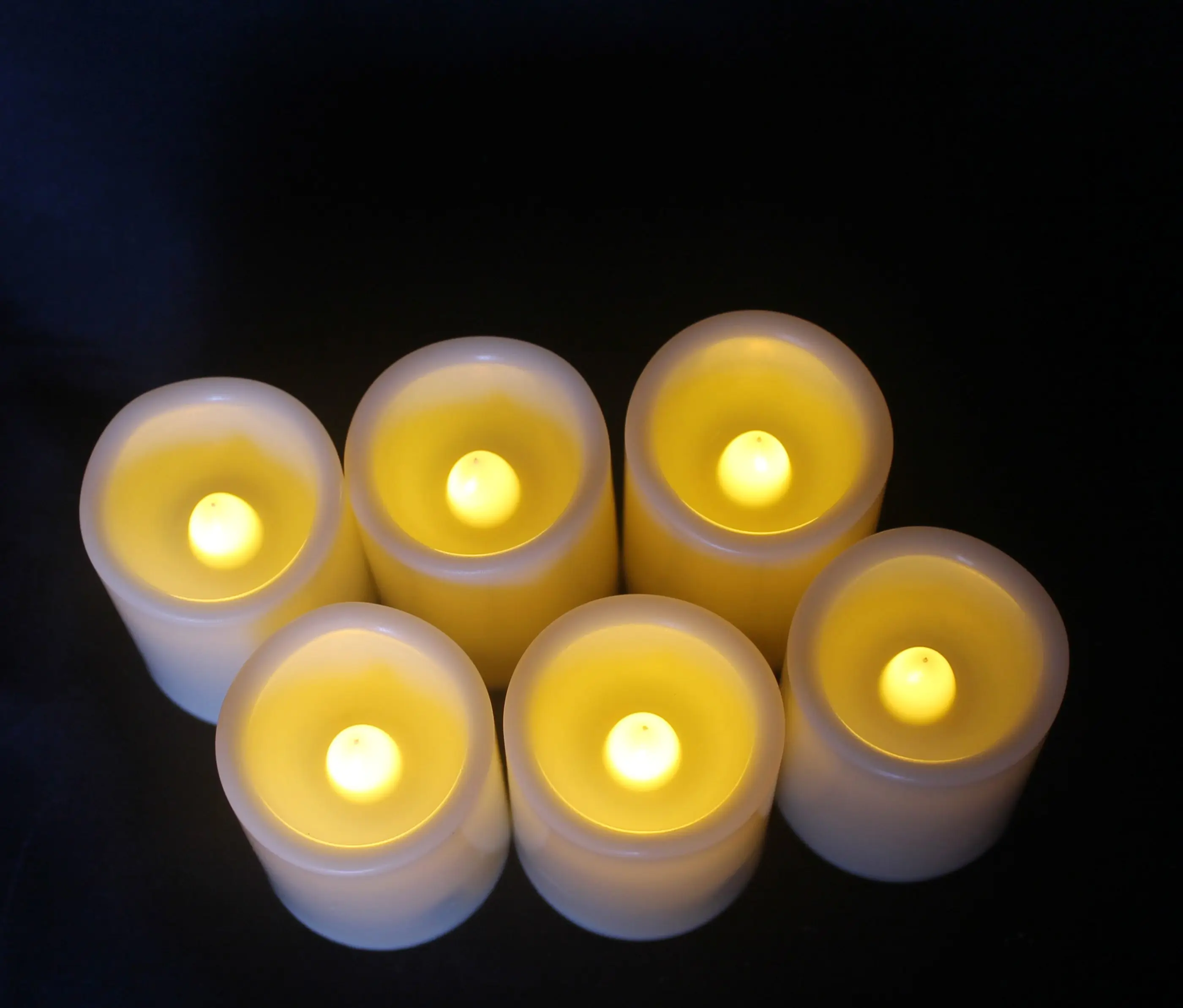 Rechargeable LED electronic candle light creative light sense romantic LED candles