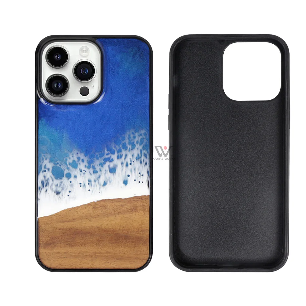 New Material Blue Resin Phonecover Wholesale Sea Travel Tourist Gift Popular Phone Case