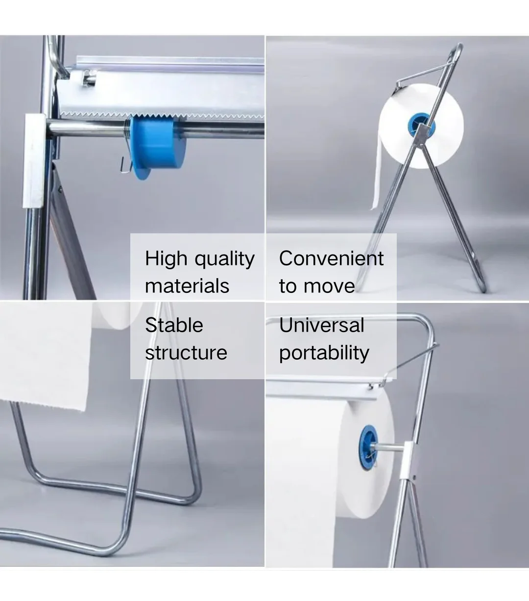 High quality OEM Available Industrial Cleaning Paper Dispenser Durable Industrial Floor Support Roll Clean-room Wipe Dispenser
