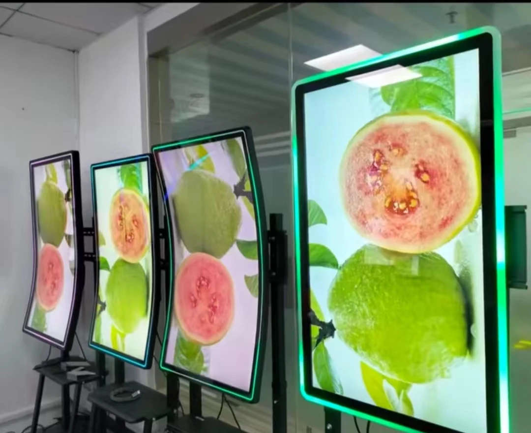 Прямые продажи настенный изогнутый экран 32 дюйма с емкостным дисплеем 4K игровой компьютерный монитор для бизнеса