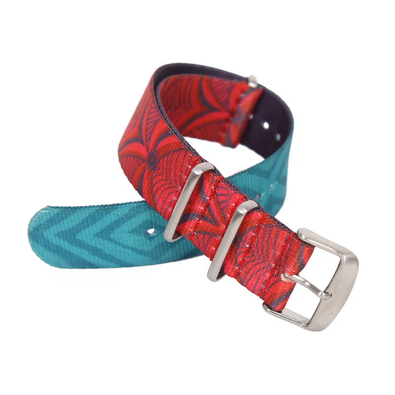 High Strength 18/20/22/24mm Nylon Weave Watch Band Strap