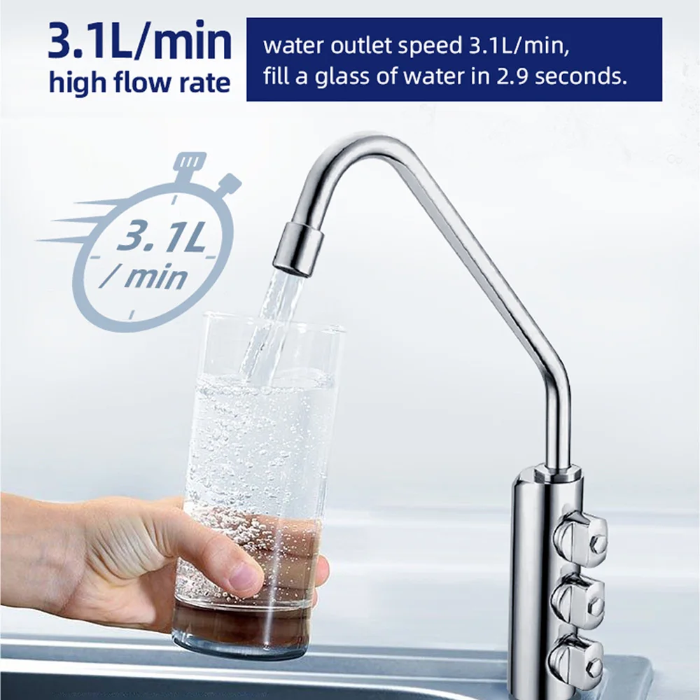 Jnod Hydro Tap Instant Filtered Chilled and Sparkling Water Tap Commercial Use Under Sink Water Cooler Chiller and Soda