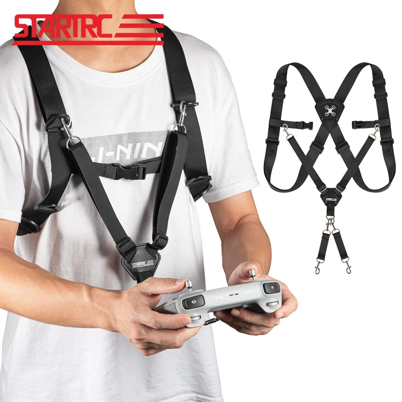 STARTRC Shoulder Strap Belt and Bracket kit for DJI Mavic 2 Mini 3 Air 2S RC-N1 RC Pro Plus Remote Controller Accessories