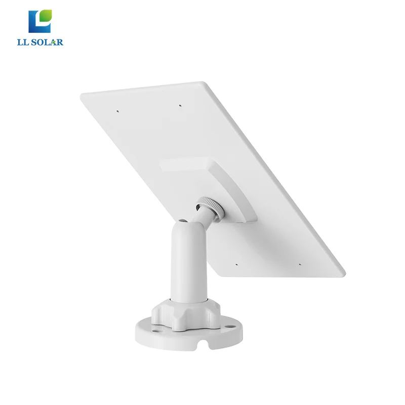 Solar Panel with Micro USB Cable, Waterproof Solar Panel  Compatible with Outdoor Rechargeable Battery Security Camera, 5V 3W