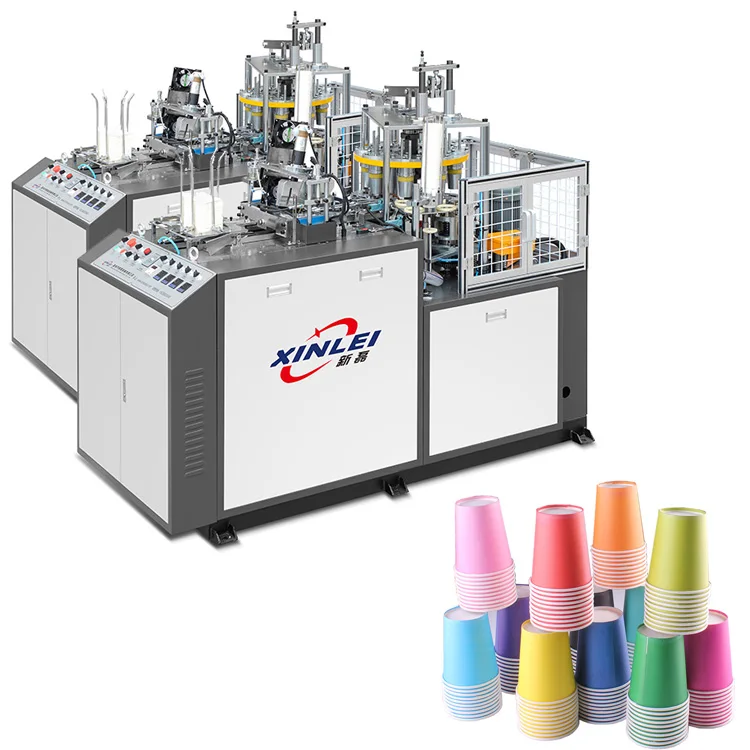 High Efficiency Processing Line Disposable Coffee Paper Cup Making Machine Automatic Paper Cup Forming Machine
