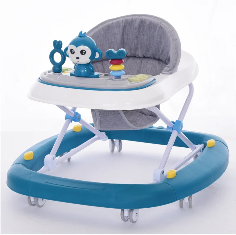 2021 хорошие регулируемые анти-ремнем o-leg с защитой от падений, складные ходунки для ребенка от 6 до 18 месяцев детская пижама с принтом высокого качества 3 в 1 музыкальные детские ходунки