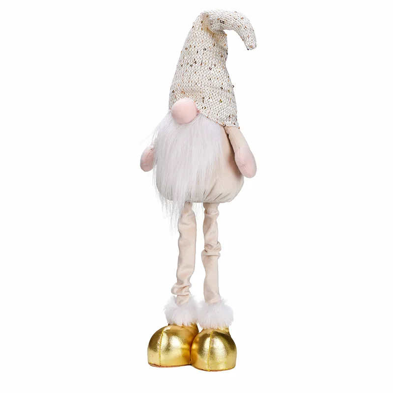 Christmas 2025 New Design Christmas Gnomes Ornaments Swedish Handmade Plush Gnomes Santa Elf Home Decorations Holiday Decor