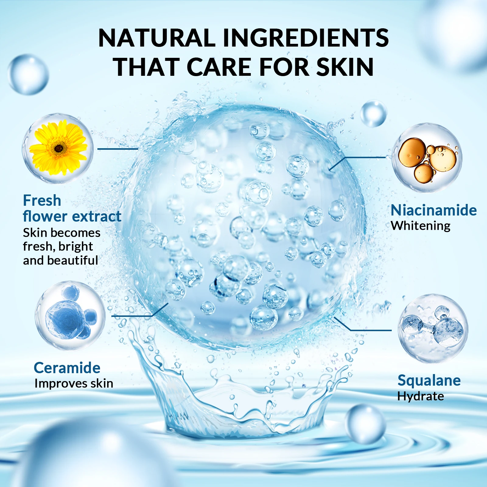 Sophora japonica ceramide moisturizing and antioxidant mask skin more stability and healthy 28g Halal cosmetic face mask