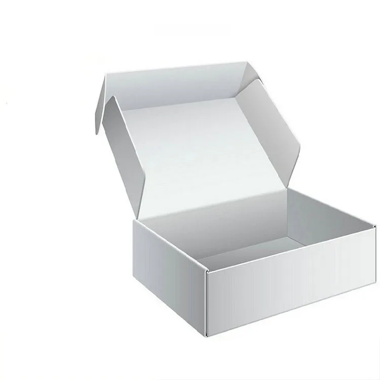 Custom collapsible container foldbable paper storage box packaging recycled corrugated package for perfume shipping