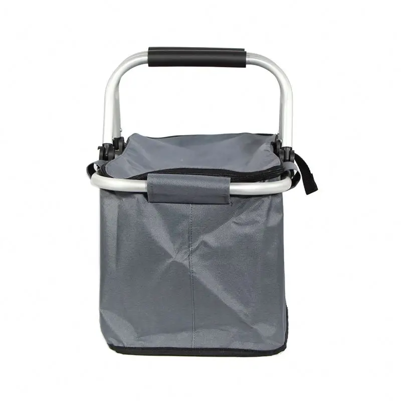 Hot Sales Foldable Space-Saving Super Light Large Capacity  In Supermarket  Shopping Basket