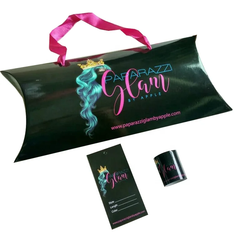 BN-142 Wholesale drawstring gift silk satin pouch hair extension packaging black satin bag with customized logo
