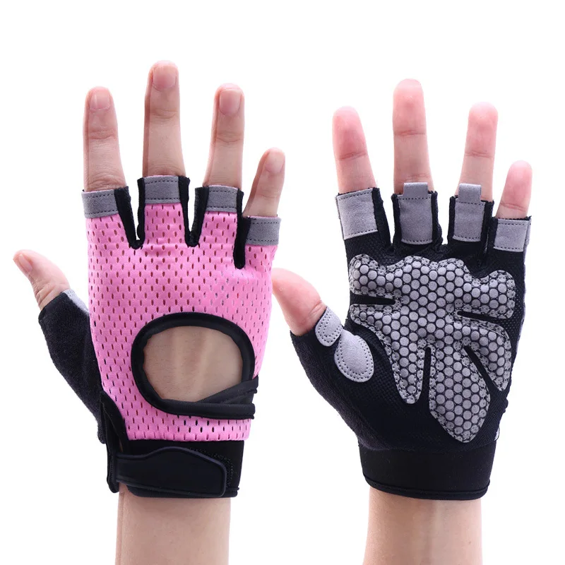 Dumbbell Horizontal Bar Exercise Half Finger Gloves For Sports Training Gym Gloves Weight Lifting Workout Fitness Gloves