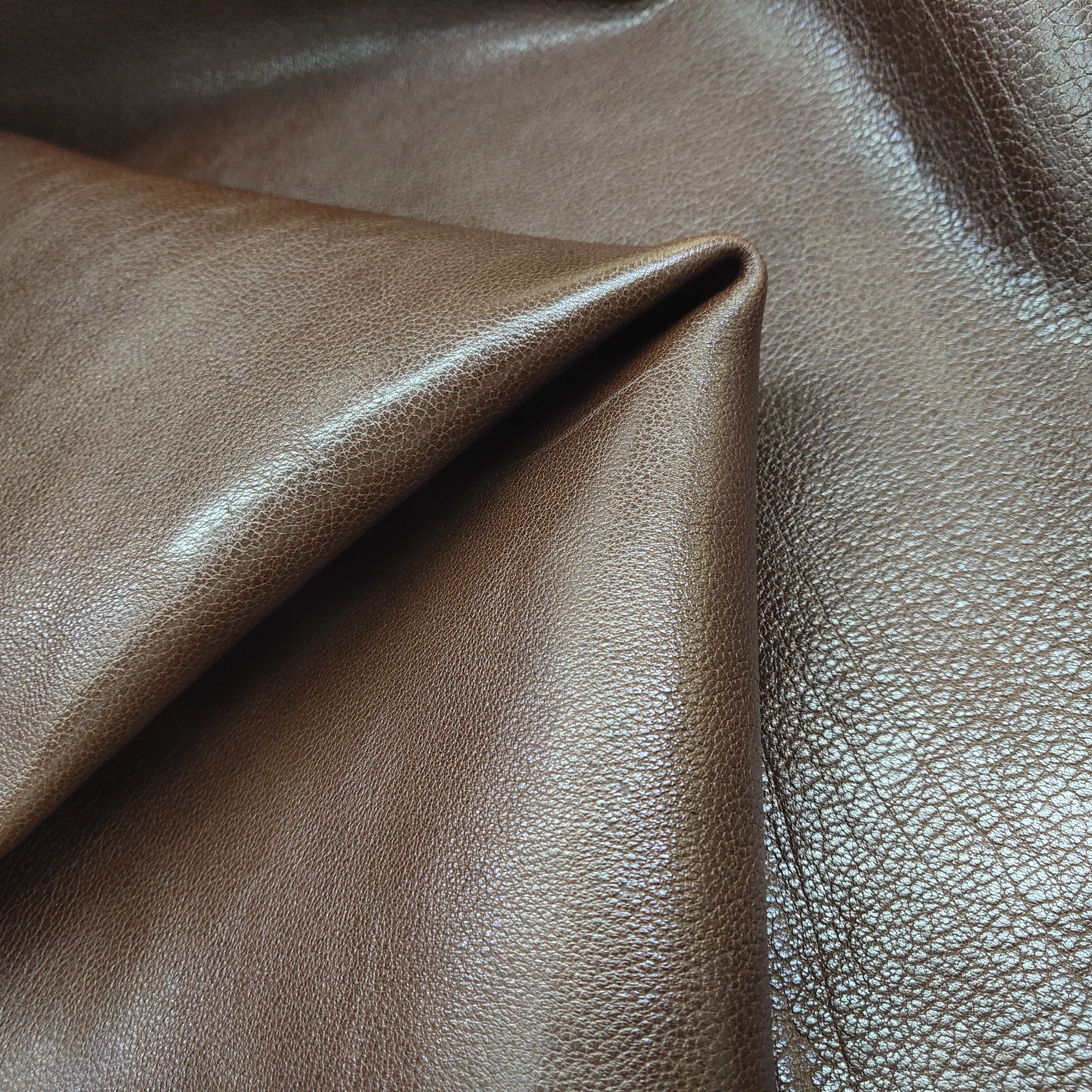 veg tan leather goat skin super soft genuine leather for garment jacket material