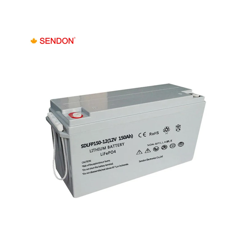 
Oem Odm Long Life Lithium 12V 150Ah Lifeo4 Battery For Solar System 