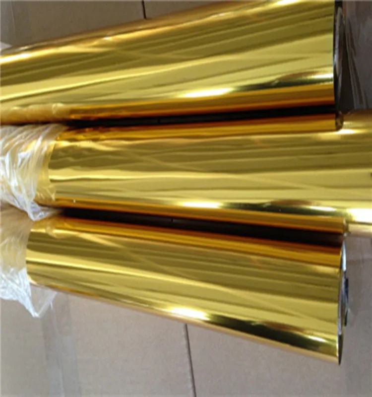FCL Shipment  Glossy Silver and Gold Hot Stamping Foil