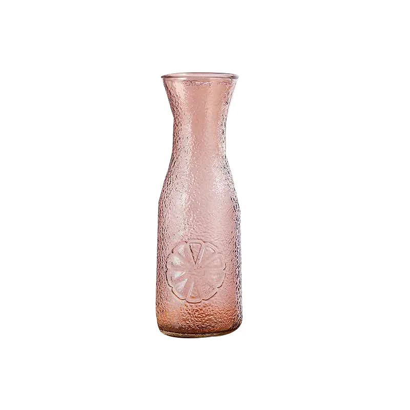 Cylinder Flower Glass Vase Crystal Glass Flower Vases For Wedding Table Centerpieces