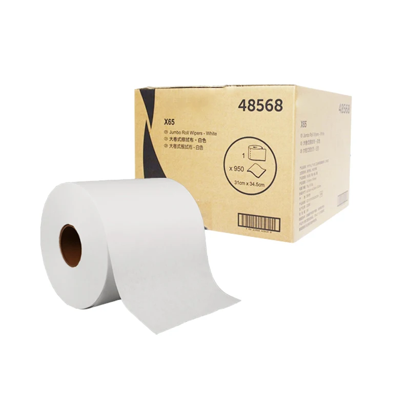Chipproof Paper Softness Large Roll Wiping Cloth For Transportation Equipment Manufacturing