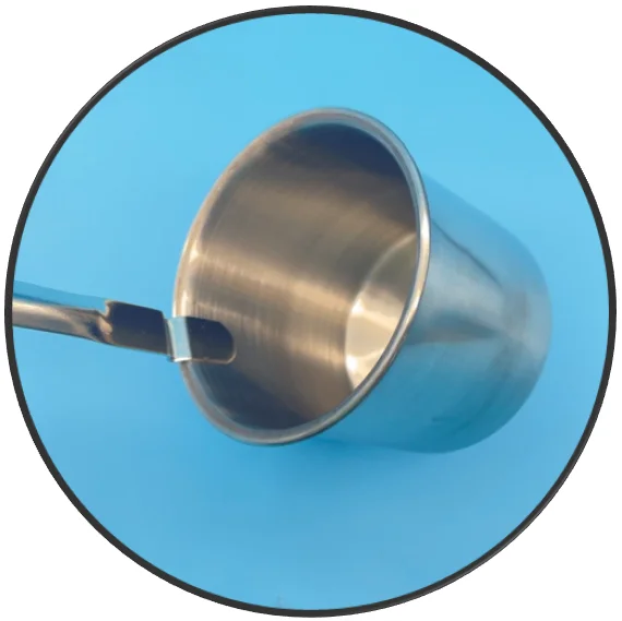 Non magnetic stainless steel dippers medium long handle liquid sampling spoon solution spoon shaker experimental consumables