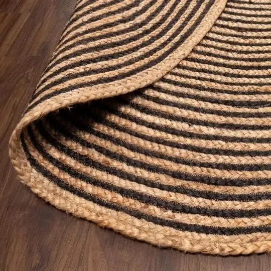 OEM Customized Modern Design Handmade Braided Jute Rugs Outdoor Bamboo Prayer Mat Carpet at Wholesale Price