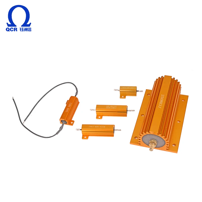QCR quality guaranteeAluminum Power Resistors 50W 6oum LED ballast and power amplifier