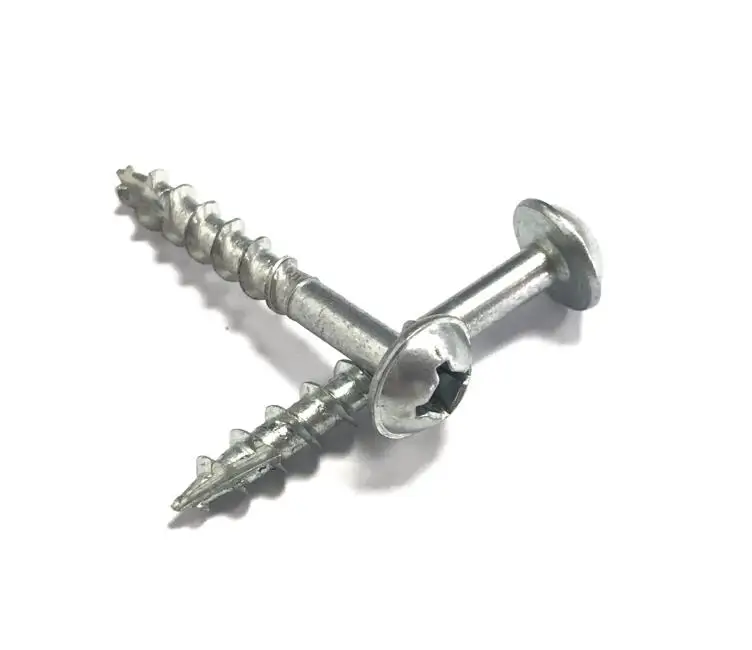Zinc plating thread cutting Flat Wood Screw